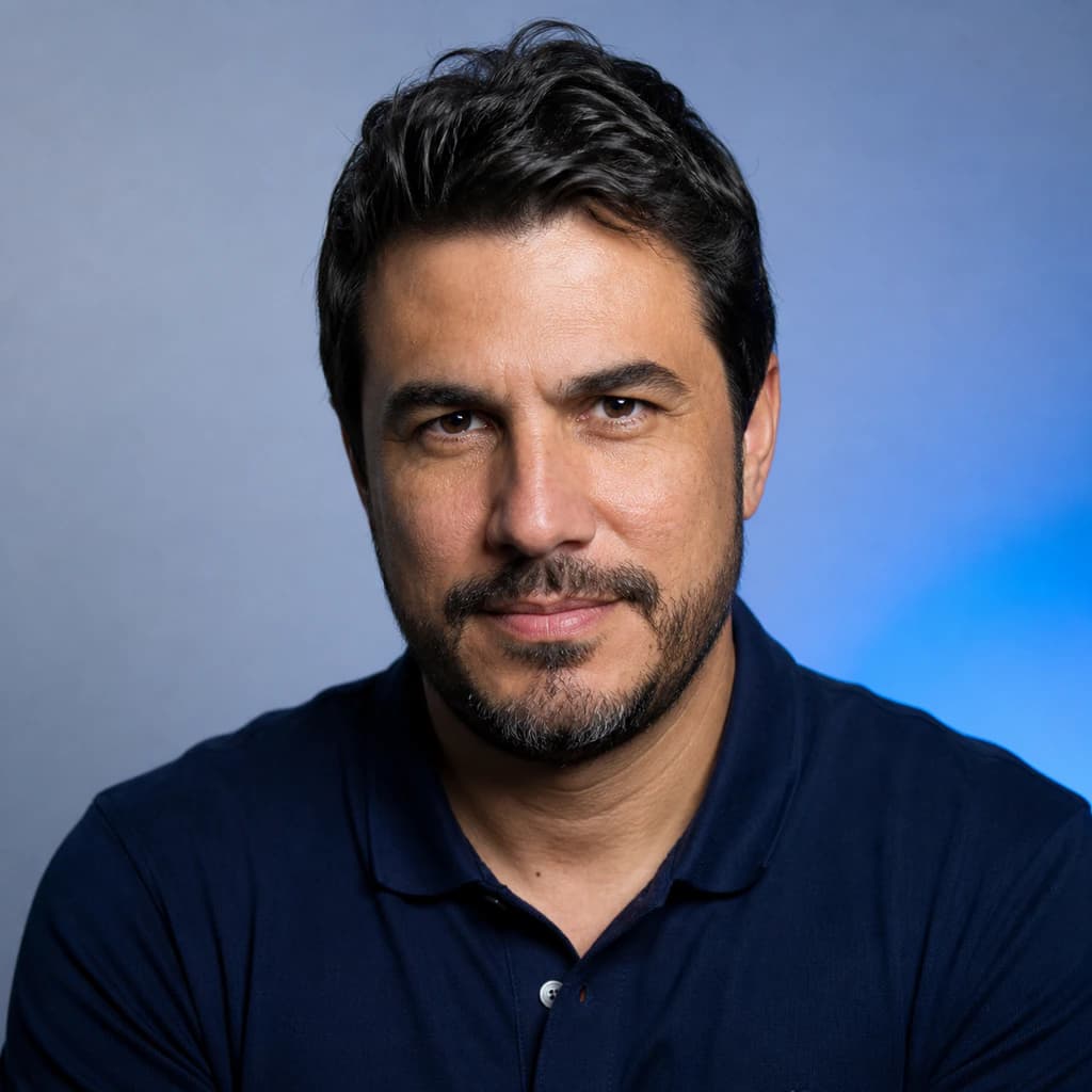 Retrato editorial de Zeca Menezes